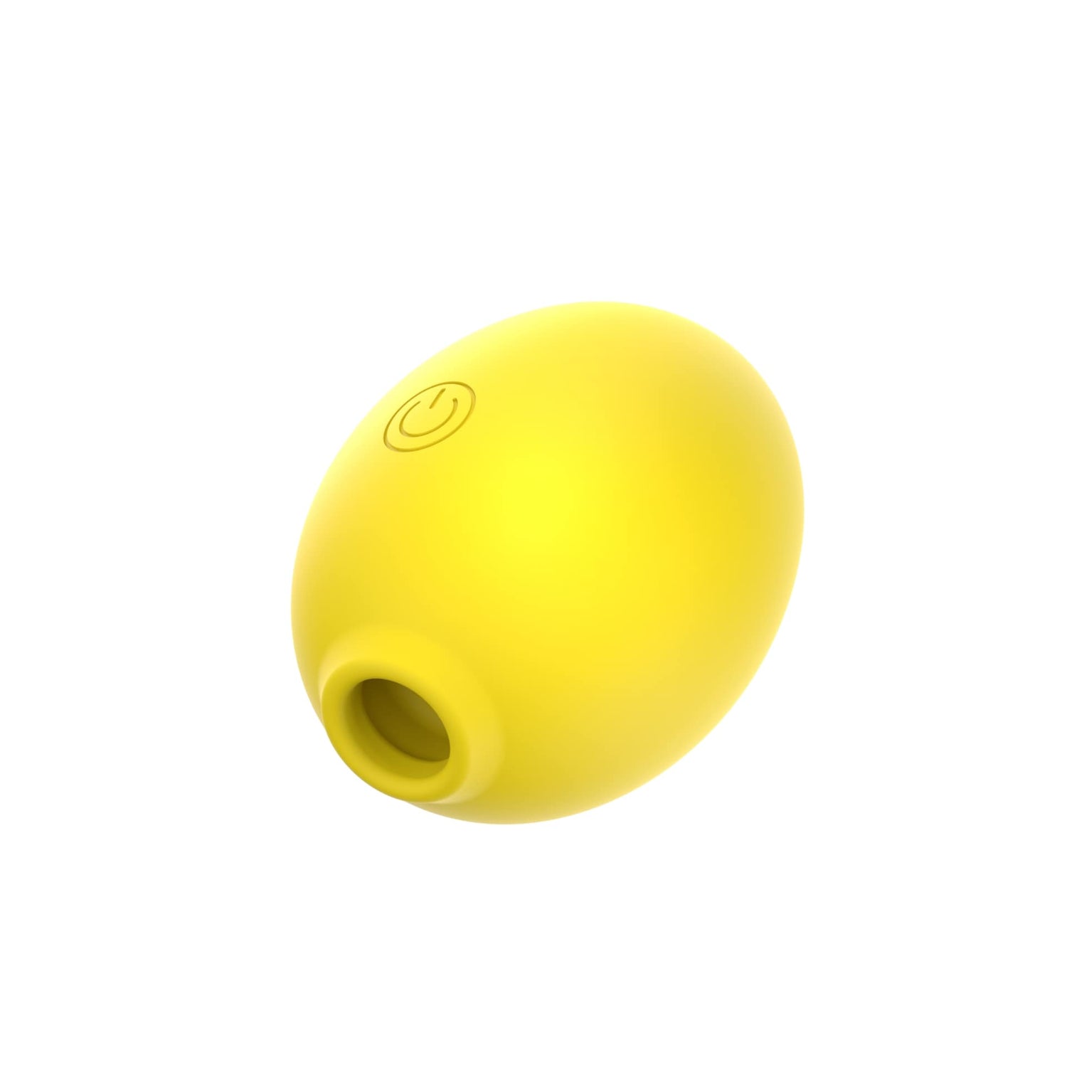 Lemon Pulsating Air Suction Massager in a playful yellow design, showcasing its compact and ergonomic shape.