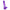 B Yours Basic 8 Realistic 9 Inch Dildo With Balls Purple showcasing lifelike shape and vibrant color.