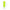 Le Wand Essentials Mini Wand Vibe Pocket-sized Vibrator in bright green with dimensions 3.7 inches tall and 1.25 inches wide.
