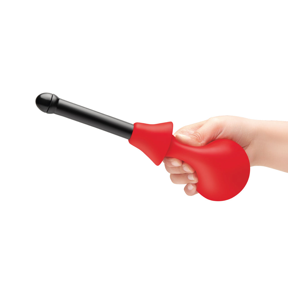 b-Vibe Essentials Hydrobulb Anal Douche 200 ml for discreet and comfortable pre-play hygiene.