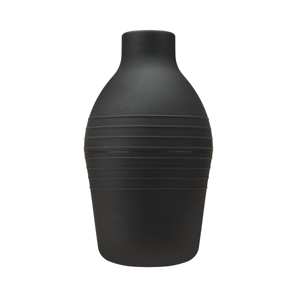 b-Vibe Essentials Enema Douche With Nozzle 310 ml Black for comfortable and discreet pre-play cleansing
