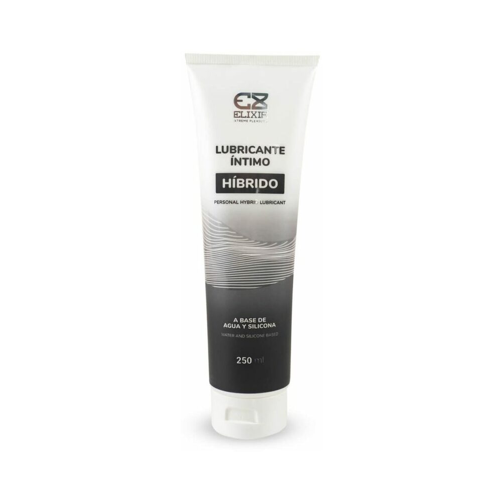 Elixir Hybrid Lubricant 8.5 Oz tube with water and silicone formula for smooth, comfortable intimacy.