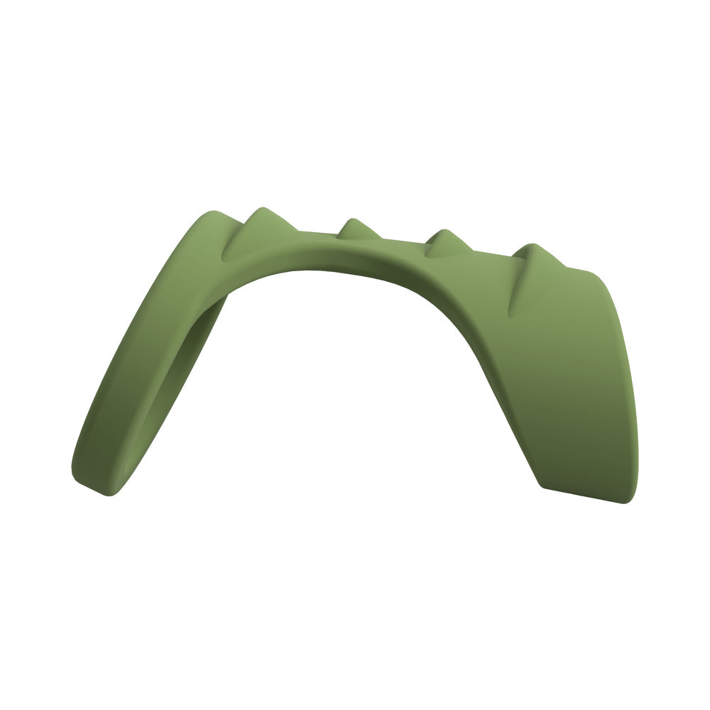 Screamin' Dragon Forest Dragon G-spot Texture Ring Green designed for enhanced pleasure and stimulation.