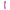 Luv Inc GW89 Double-Ended Grinder Wand Purple side view showcasing its dual stimulation design.