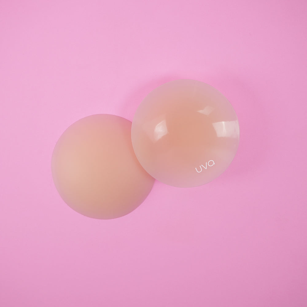 Uva Vanilla Non-adhesive Round Nipple Covers - Image 2