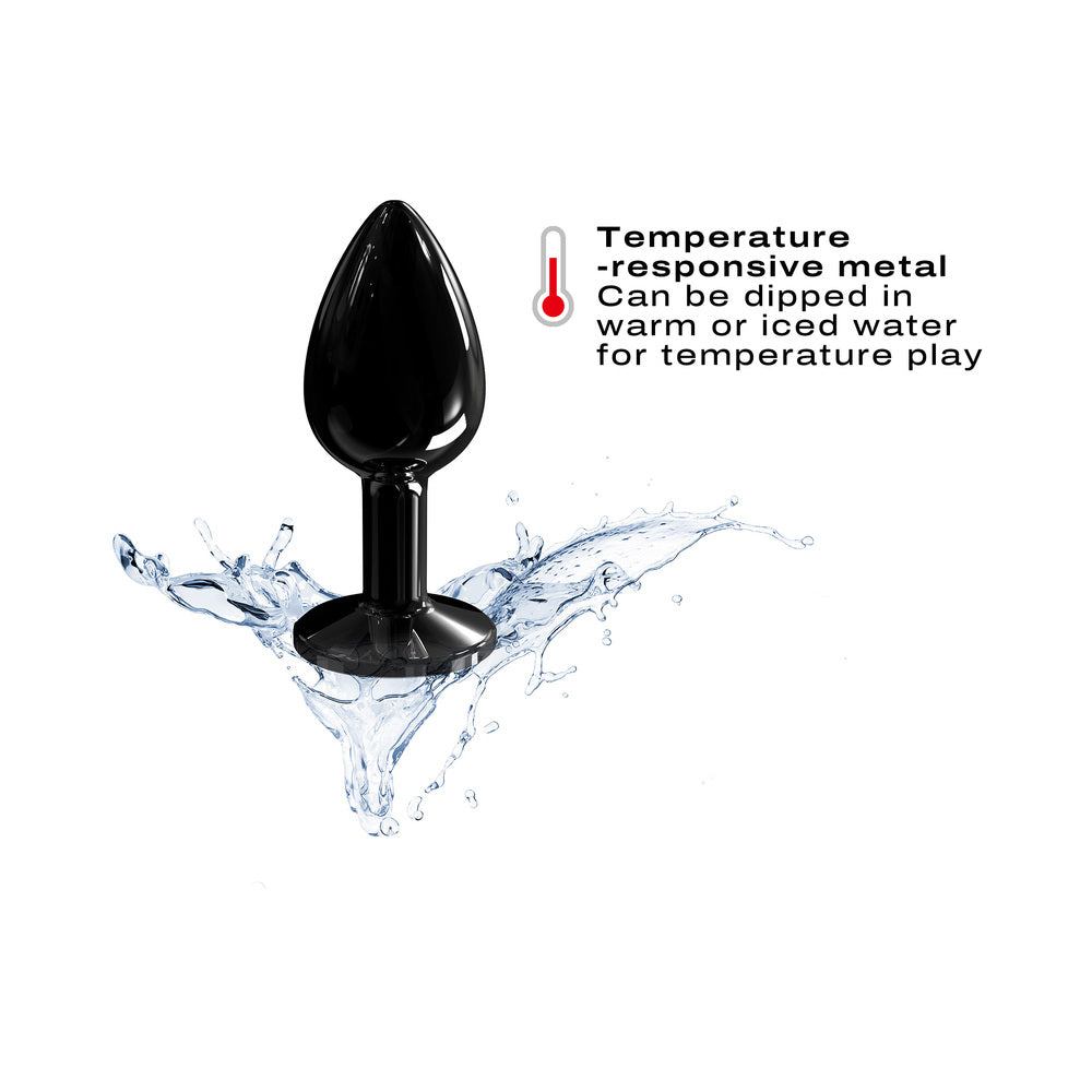 Dorcel Diamond Small Metal Anal Plug Black - Image 5