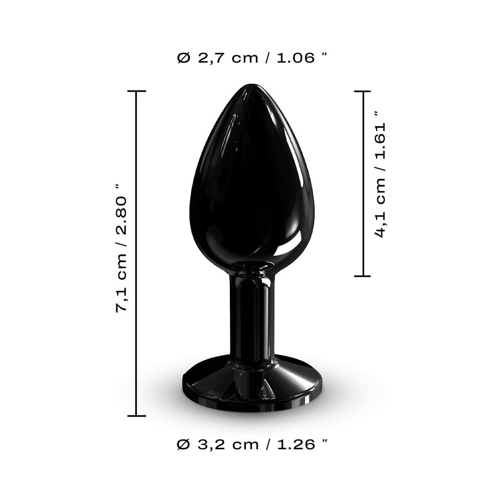 Dorcel Diamond Small Metal Anal Plug Black - Image 6