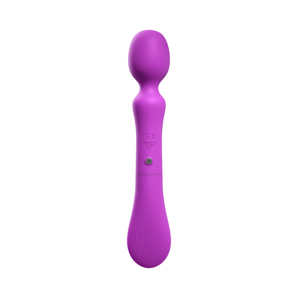 FemmeFunn Solia Wand Massager Purple, a sleek and vibrant personal massager ideal for relaxation and pleasure.