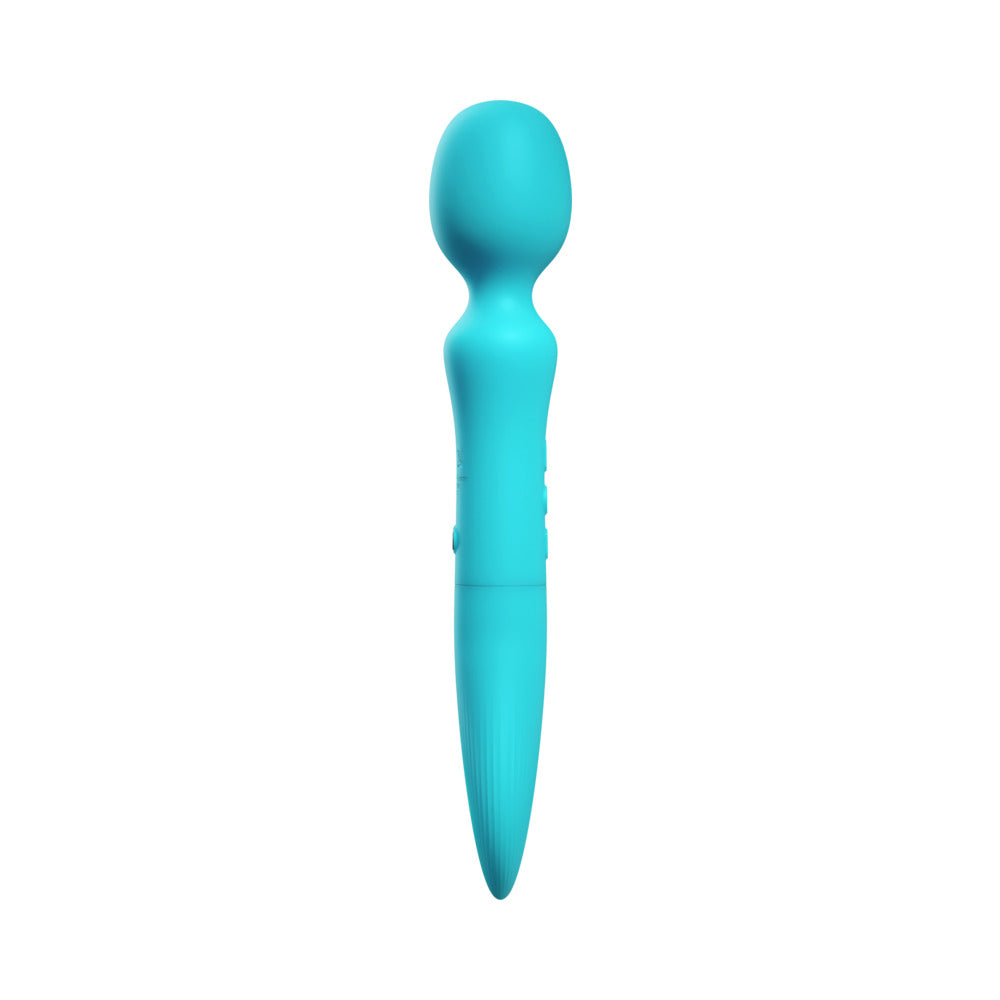 FemmeFunn Solia Wand Massager Turquoise, a classic wand for wellness and relaxation in vibrant turquoise finish.
