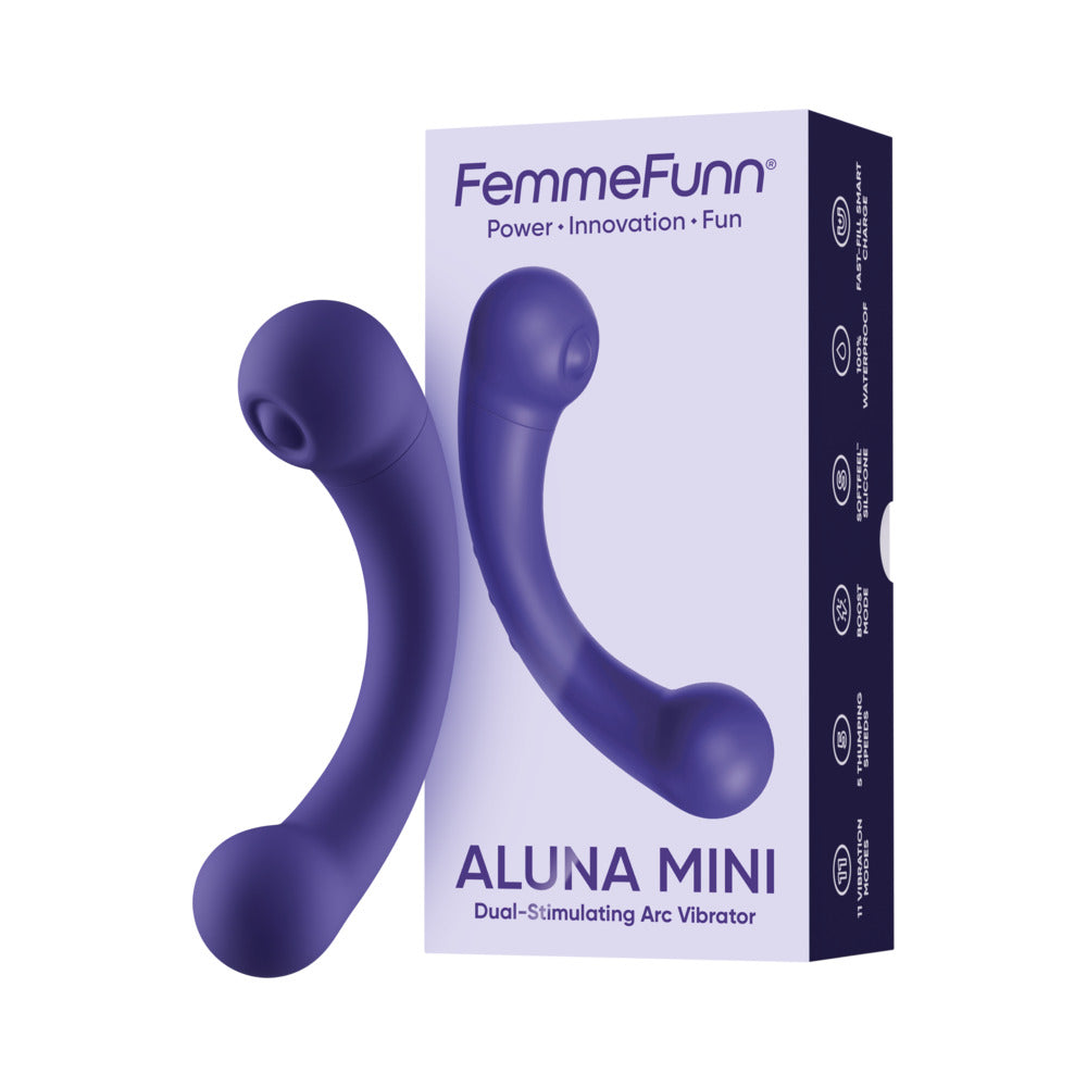 FemmeFunn Aluna Mini Vibrator Dark Purple