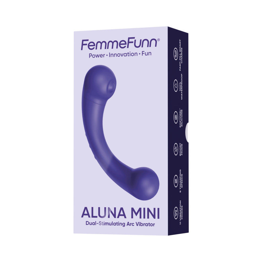 FemmeFunn Aluna Mini Vibrator Dark Purple - Image 7
