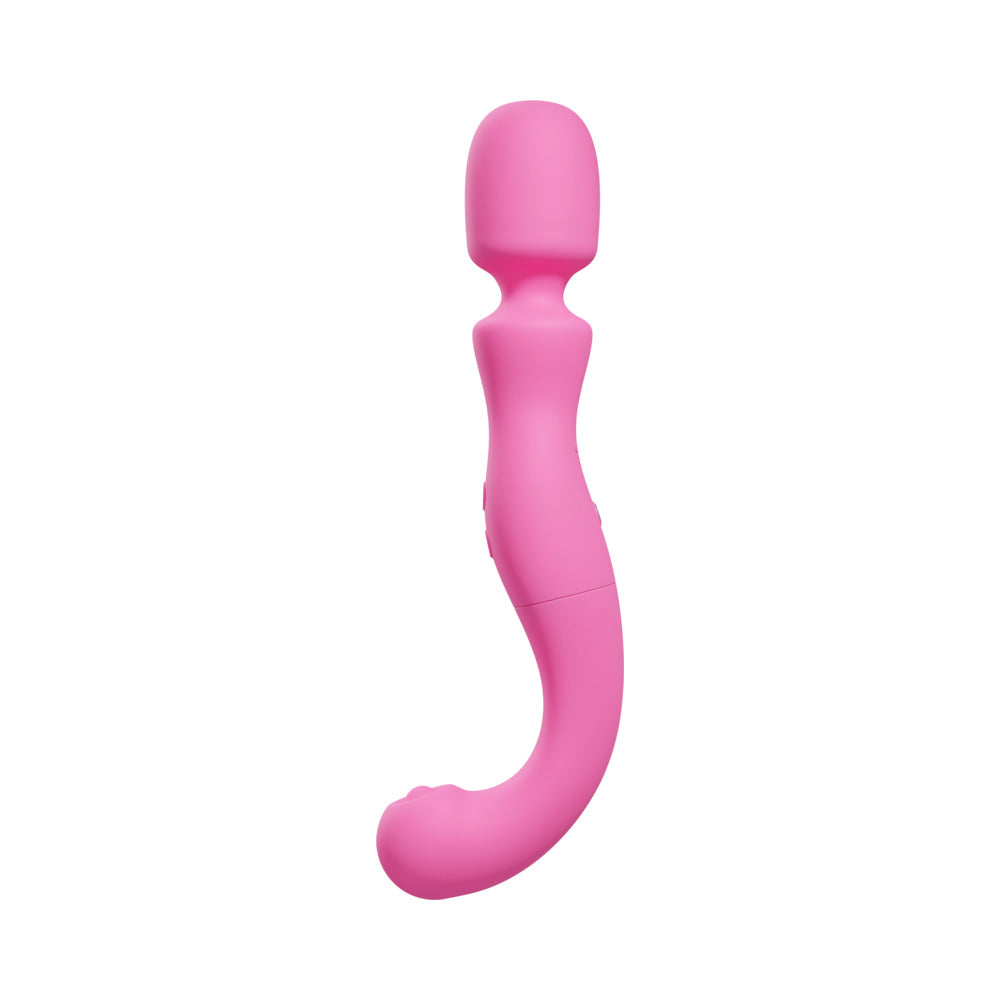 FemmeFunn Naya Wand Massager Pink in a soft, feminine shade showcasing its classic wand silhouette.