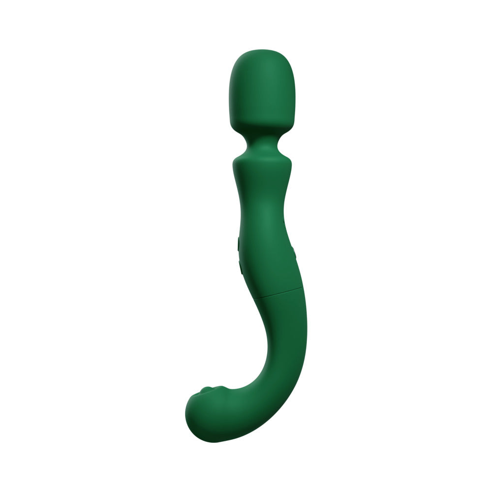 FemmeFunn Naya Wand Massager Dark Green in sleek design and rich color, perfect for personal wellness.