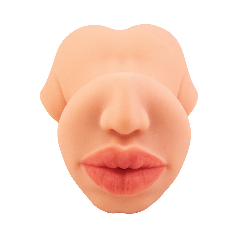Nasstoys Dream-gasm Masturbator Cheerleader 1 Beige with dual realistic openings for enhanced pleasure.