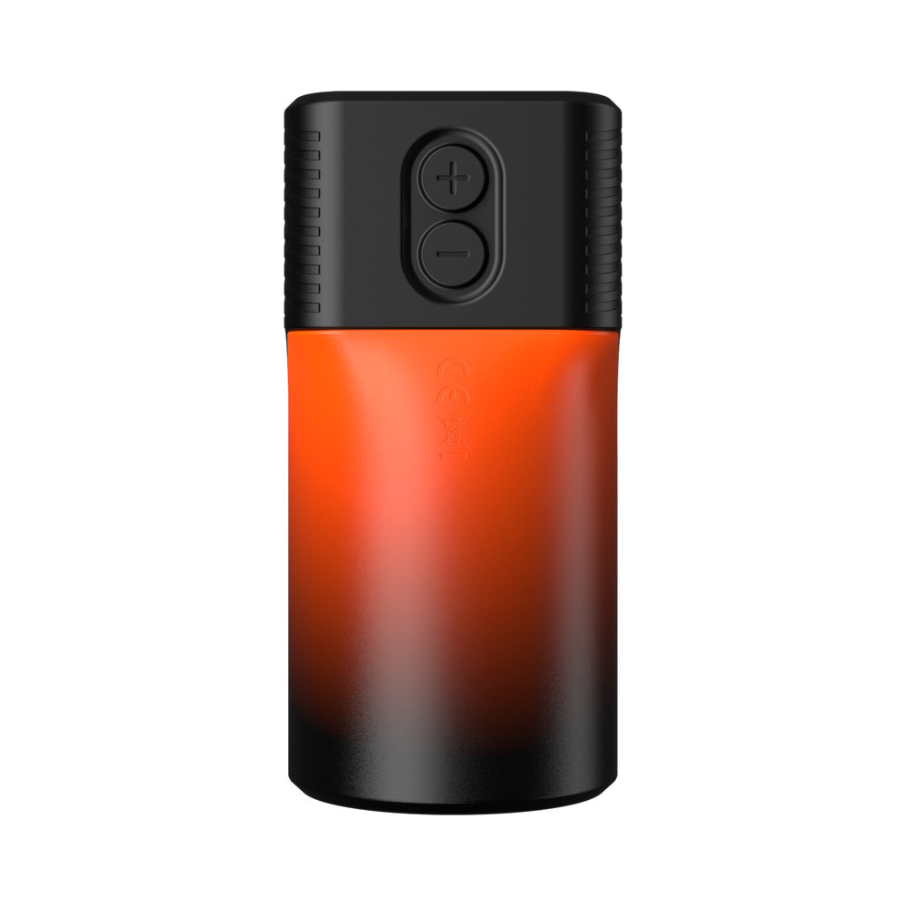 Arcwave Air Pulse Masturbator Black featuring an ergonomic design and control buttons for enhanced stimulation.