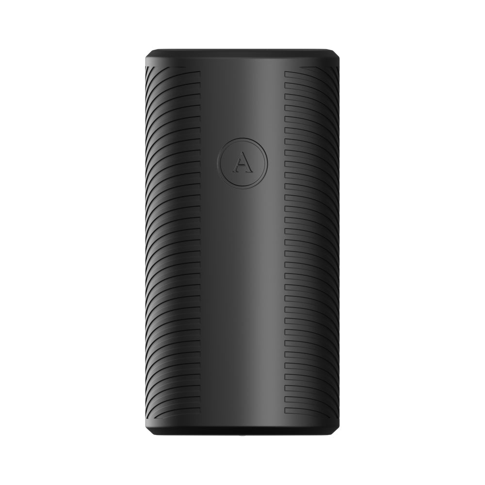 Arcwave Air Pulse Masturbator Black showcasing a sleek, ergonomic design with textured grip for enhanced stimulation.