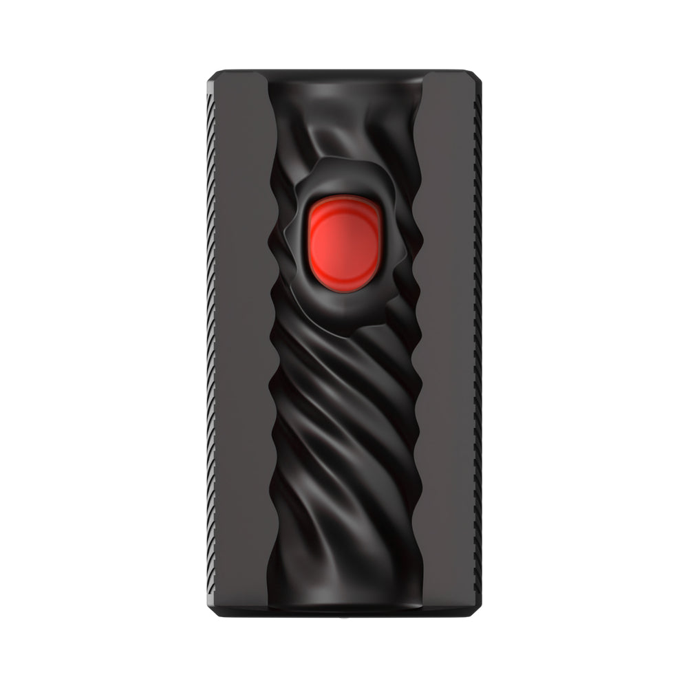 Arcwave Air Pulse Masturbator Black with ergonomic design and soft sleeve for intense stimulation.