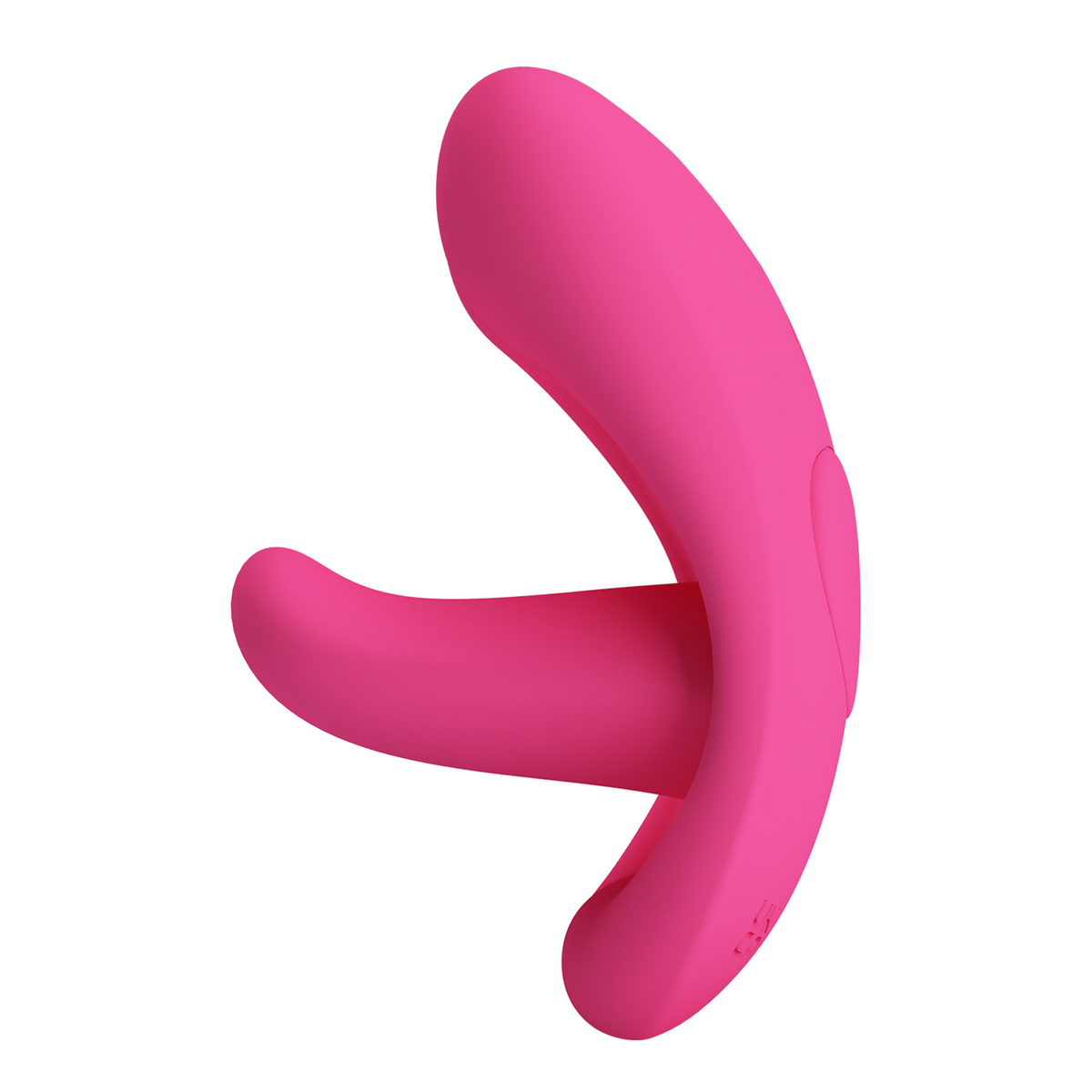 Pretty Love Hazelynn App-Controlled Vibrator Pink featuring a soft silicone design and dual motors for stimulation.