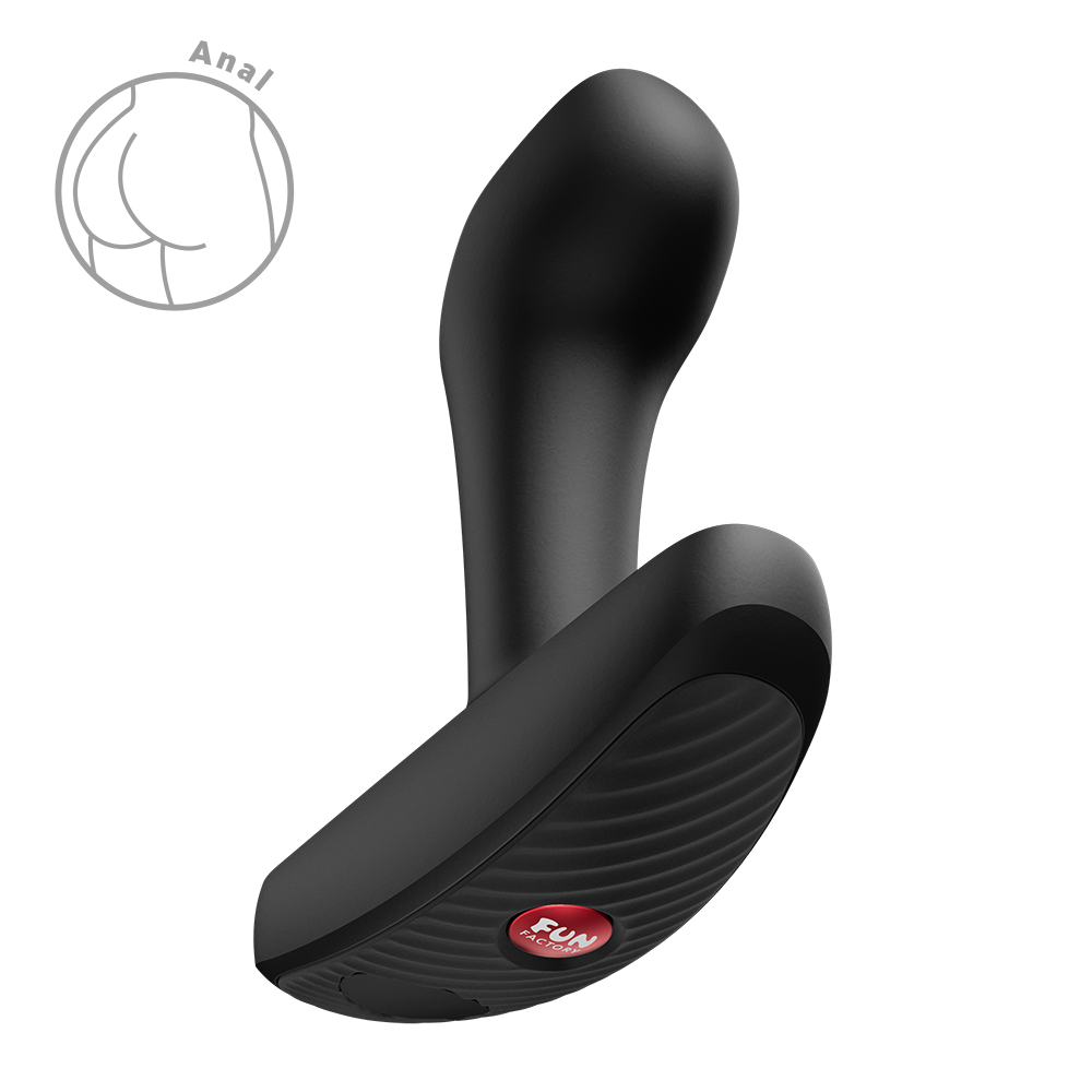 Fun Factory Bootie Vibe Anal Vibrator Black featuring ergonomic design and intuitive controls for pleasure.