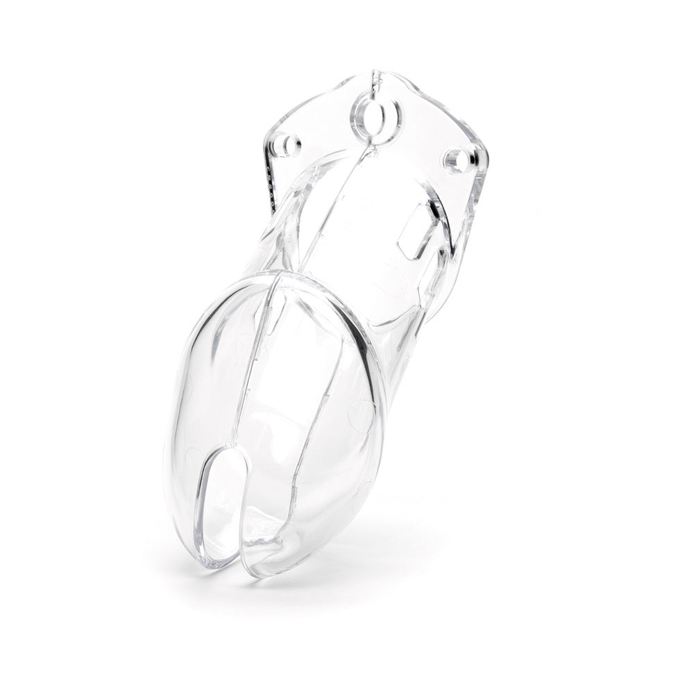 CB-6000 Clear Male Chastity lightweight medical-grade device for secure and comfortable containment