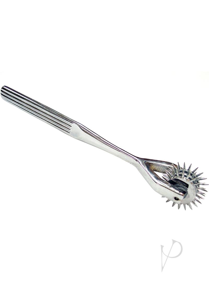 Rouge Triple Stainless Steel Pinwheel Silver features three pinwheel heads for sensory stimulation and pleasure play.