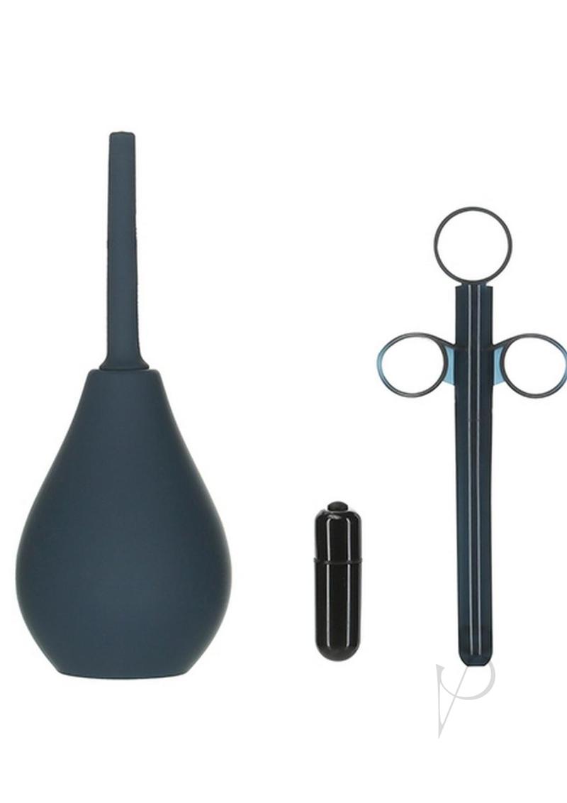 LUX Active Equip Anal Explorer Kit Blue includes essential hygiene tools for confident anal play.