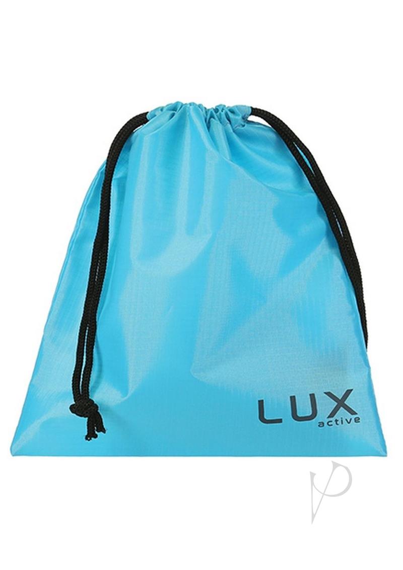 LUX Active Equip Anal Explorer Kit Blue storage bag for discreet organization and travel.