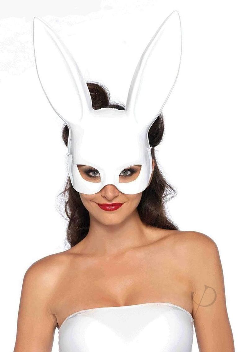 Leg Avenue Bondage Bunny Mask One Size White