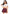 Leg Avenue Sexy School Girls 2 Piece Costume Set M/L Red