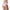 Sweet Treats Crotchless Boy Short With Lube Peach L/XL featuring peach print and lace trim, shown from the side.