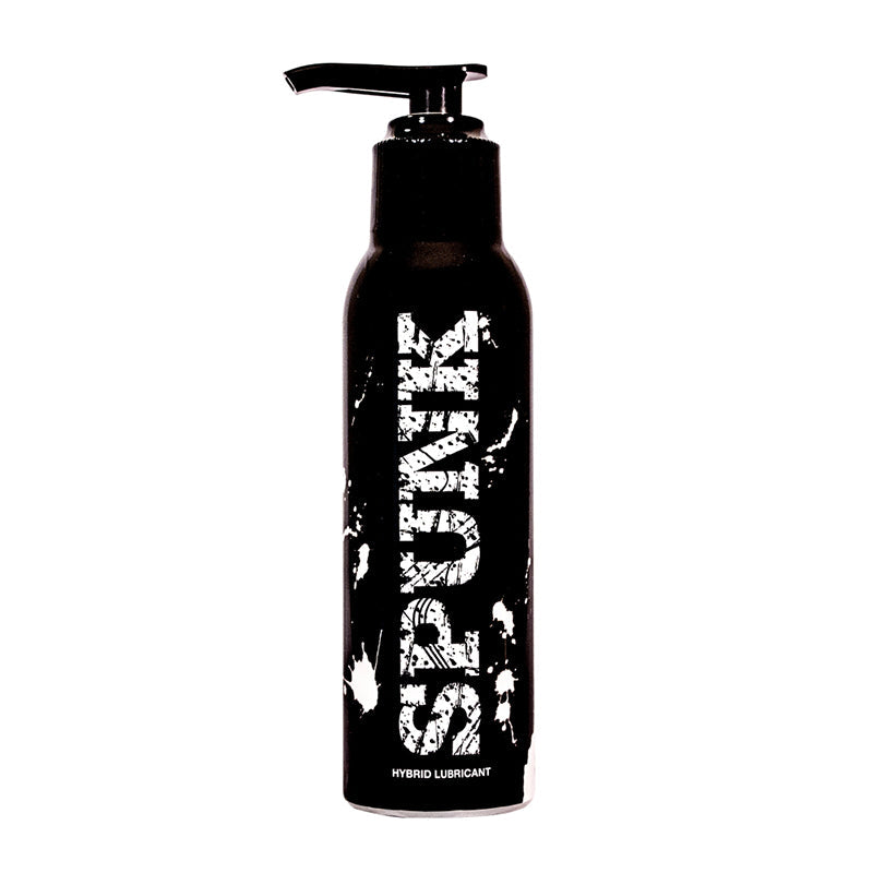 Spunk Lube Hybrid Lubricant 4 Oz bottle with pump dispenser for smooth, long-lasting glide