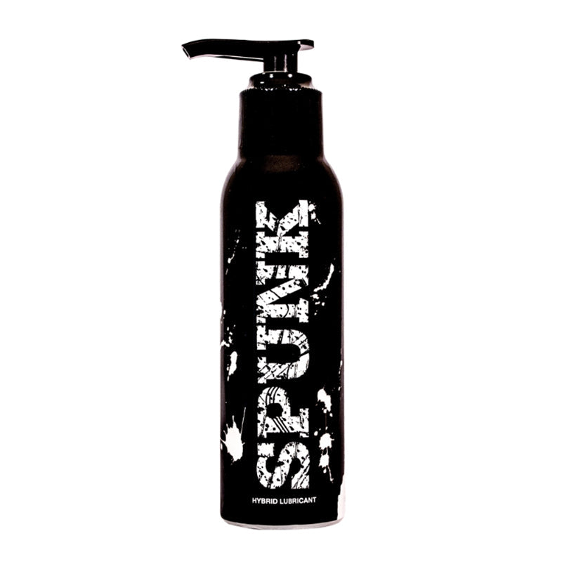 Spunk Lube Hybrid Lubricant 8 Oz premium hybrid formula in a sleek pump bottle for smooth, long-lasting glide.