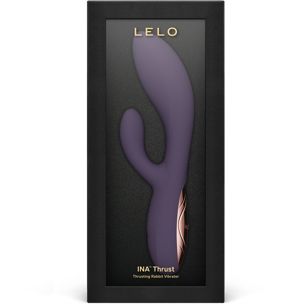 Lelo Ina Thrust Rabbit Vibrator Purple Twilight