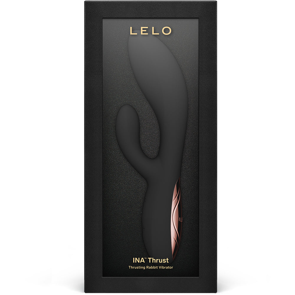 Lelo Ina Thrust App Controlled Rabbit Vibrator Black