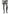Radiance Thigh High Stocking One Size Black showcasing elegant sparkle and fishnet design on a mannequin.