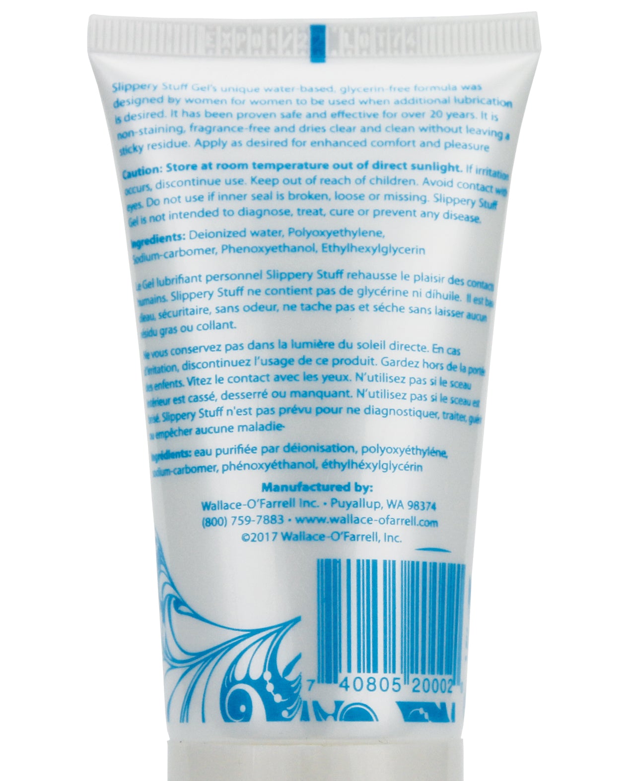 Slippery Stuff Gel Water-Based Lubricant 2 Oz