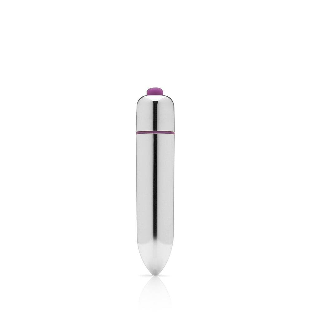 Tantus Tsunami Vibrating G-Spot Dildo Lavender waterproof silver design for targeted pleasure.