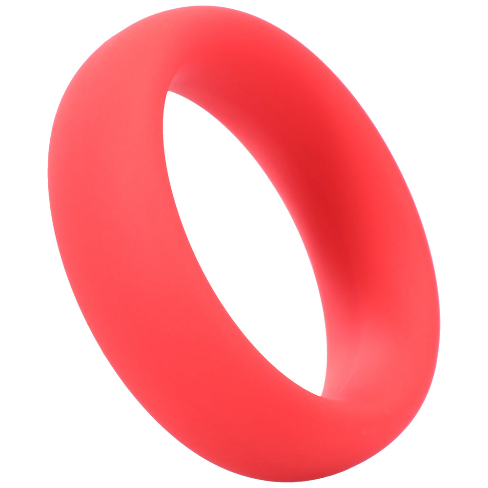 Tantus Intermediate C-Ring 1.875 Inch Crimson silicone ring for enhanced support and performance.