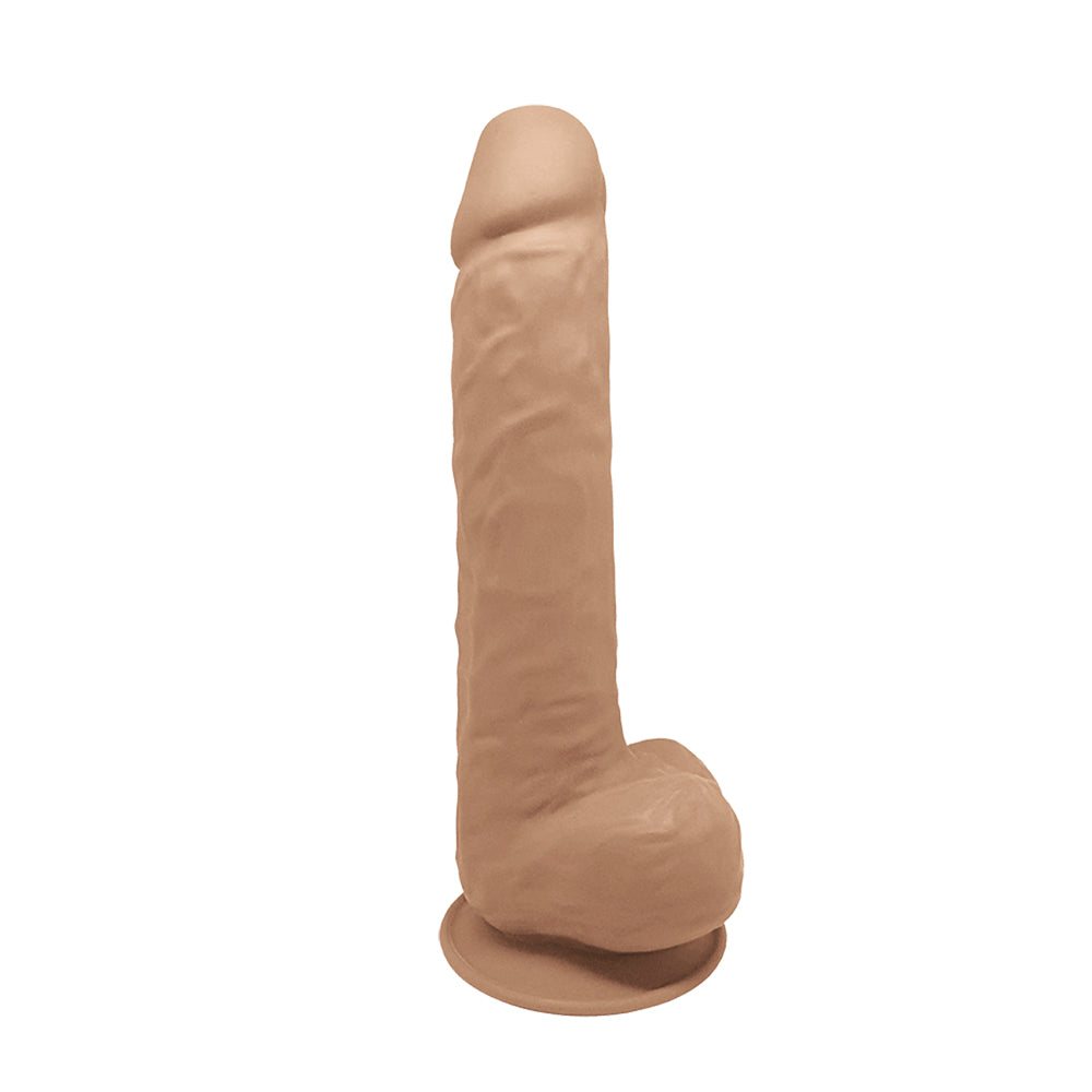Silex-d The Original Model 1 15 Inch Dildo Vanilla, large dual-density silicone dildo for experienced users.