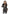 Leg Avenue Wet Look Zipper Front Cat Suit XLarge Black displayed on a model, showcasing the shiny finish and stylish zipper.