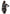 Leg Avenue Wet Look Zipper Front Cat Suit XLarge Black worn by model from the back, showcasing its shiny finish.