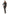 Leg Avenue Wet Look Zipper Front Cat Suit XLarge Black showcased on a model with glossy finish and front zipper.