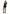Leg Avenue Holy Hottie Nun Garter Dress Set 3X/4X Black showing a model in a sexy nun costume with fishnet stockings.