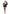 Leg Avenue Holy Hottie Nun Garter Dress Set 3X/4X Black model wearing a stylish two-piece nun costume.