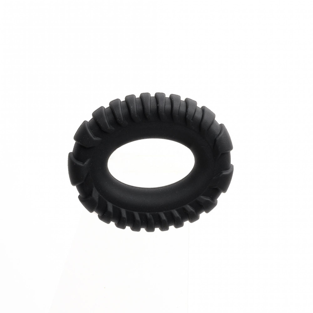 Sport Fucker Traction Ring Liquid Silicone Cock Ring, featuring a textured grip for added comfort and support.