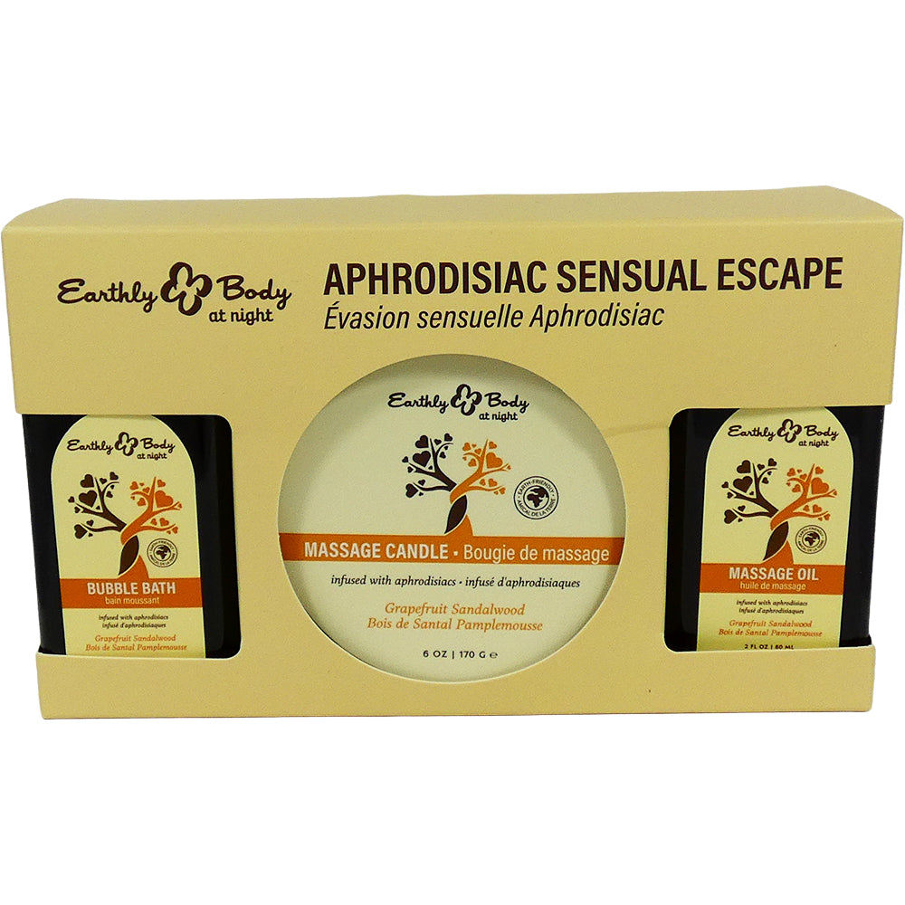 Earthly Body Sensual Escape Gift Set Grapefruit Sandalwood