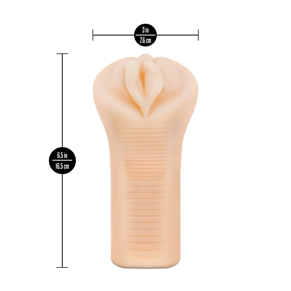 Enlust Emma Male Masturbator With Bullet Vibrator featuring realistic texture and interactive design.