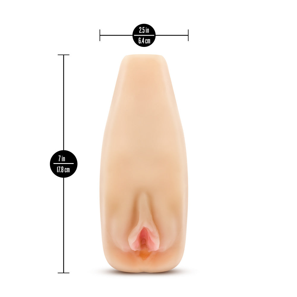 Enlust Sabrina Male Masturbator With Bullet Vibrator dimensions, soft texture, compact design for enhanced pleasure.