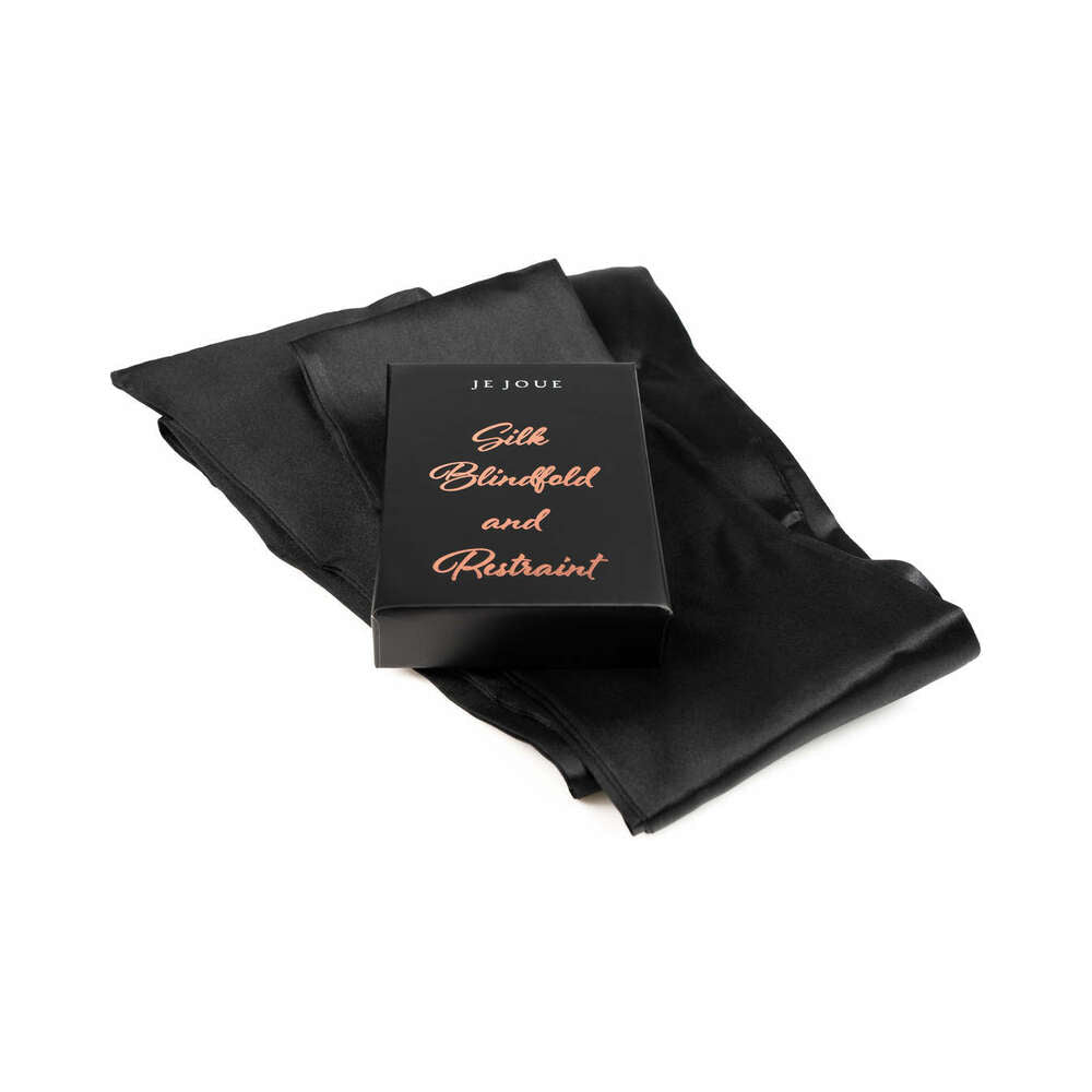 Je Joue The Naughty Collection 4-piece Gift Set with silk blindfold and restraint packaging