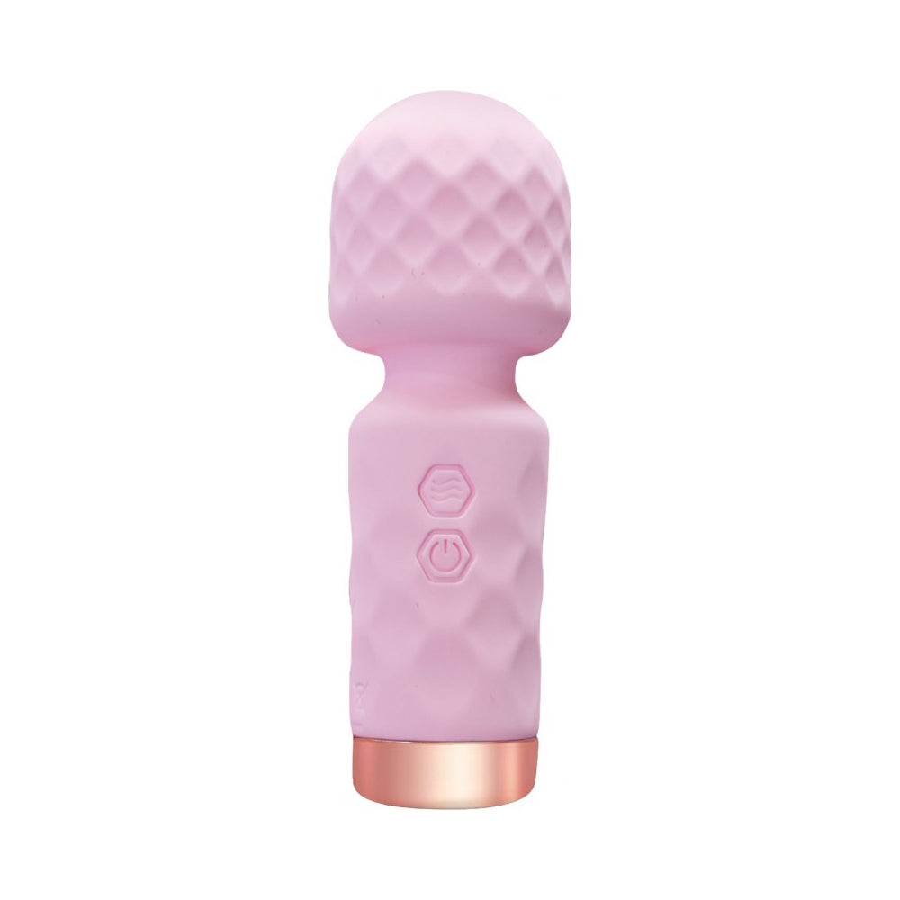 Wet Dreams Lil' Wanderer Mini Massager Pink compact personal massager with soft touch and playful design.